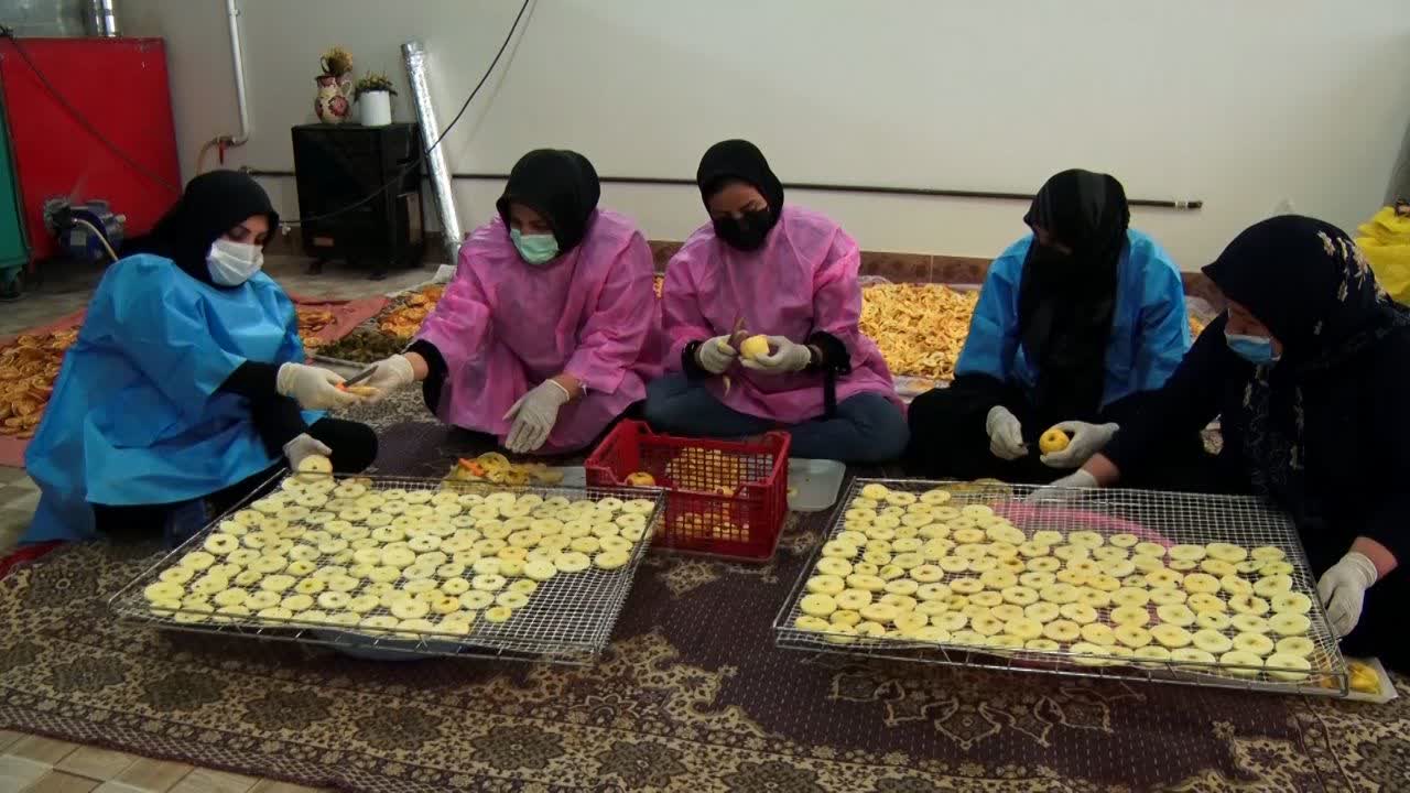 اشتغالزایی بانوی فاروجی با تسهیلات اقتصاد  مقاومتی سپاه 